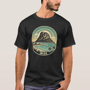 Ibiza Spanien Felsen Es Vedra Abzeichen T-Shirt