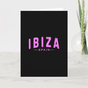 Ibiza Spanien Learic Inseln Urlaub Sommer Strand Karte