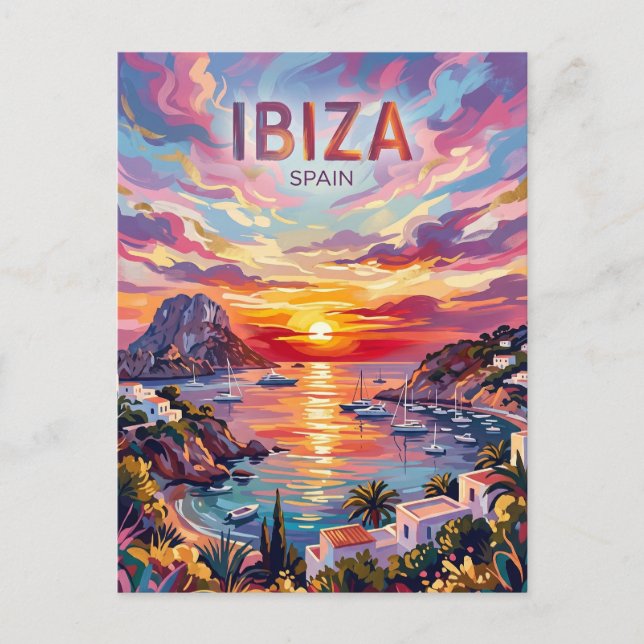 Ibiza Spanien Postkarte (Vorderseite)