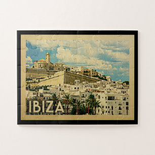 Ibiza Spanien Puzzle Vintage Reise