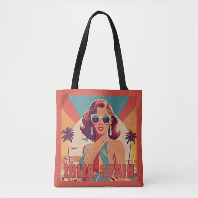 Ibiza, Spanien Reiseplakat (Vorderseite)