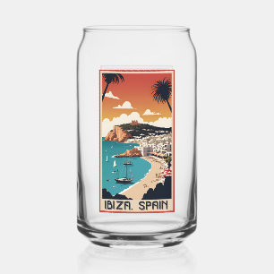 Ibiza, Spanien Reiseplakat Dosenglas