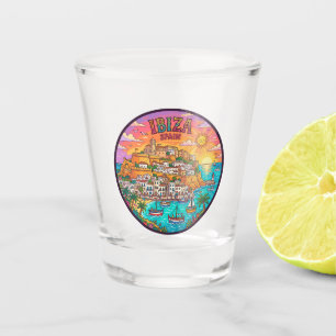 Ibiza Spanien Schnapsglas