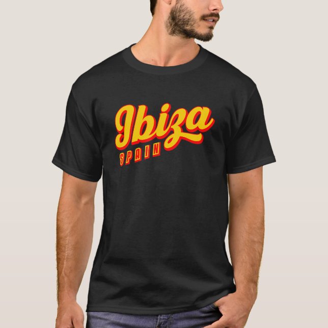 Ibiza Spanien T-Shirt (Vorderseite)
