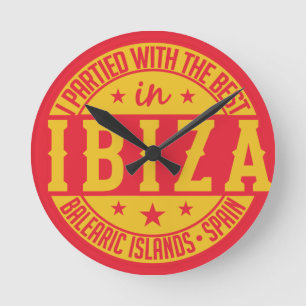 IBIZA Spanien Wanduhr