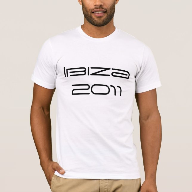 Ibiza T-Shirt 2011 setzte Ihren eigenen Namen und (Vorderseite)