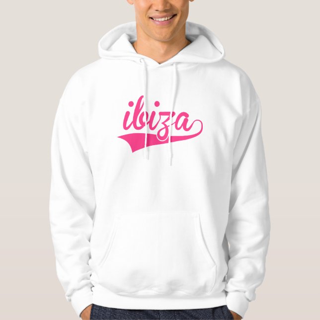 Ibiza Text 2 Hoodie (Vorderseite)