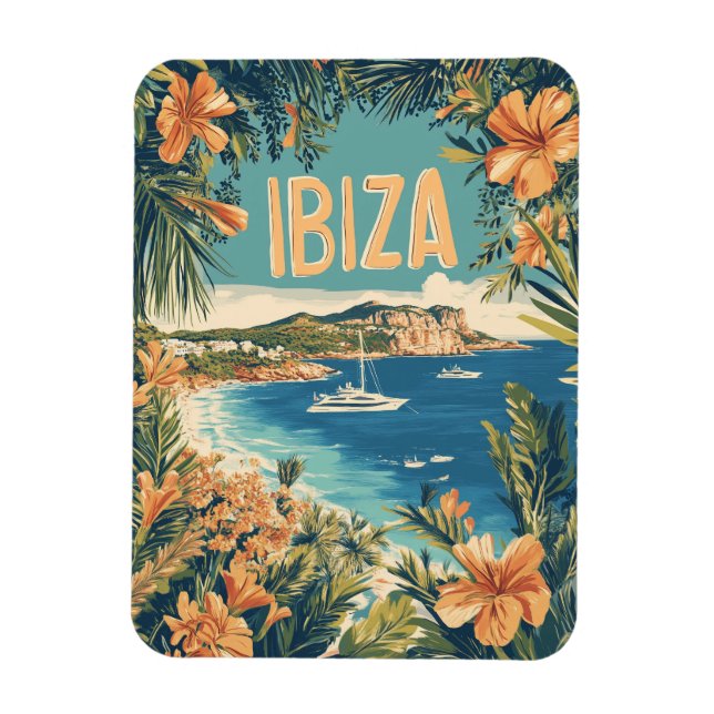Ibiza Vintag Magnet (Vertikal)