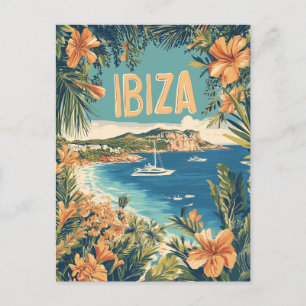 Ibiza Vintag Postkarte