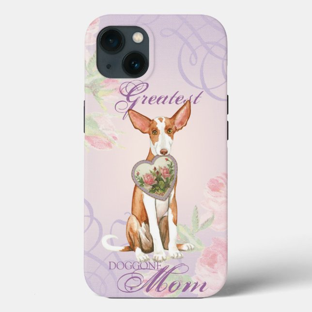 Ibizan Hound Heart Mama Case-Mate iPhone Hülle (Rückseite)