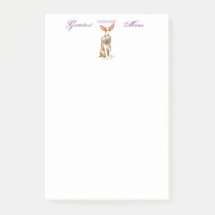 Ibizan Hound Heart Mama Post-it Klebezettel