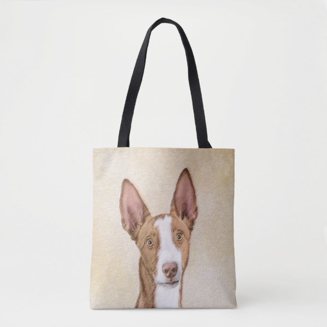Ibizan Hound Malerei - Niedliche Original Hunde Ku (Vorderseite)