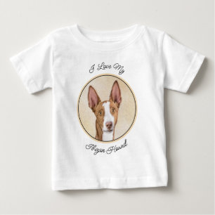 Ibizan Hound Malerei - Niedliche Original Hunde Ku Baby T-shirt