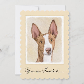 Ibizan Hound Malerei - Niedliche Original Hunde Ku Einladung