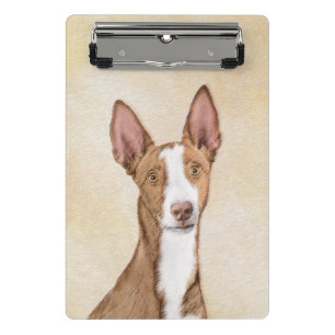 Ibizan Hound Malerei - Niedliche Original Hunde Ku Mini Klemmbrett