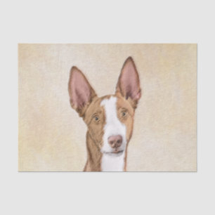 Ibizan Hound Malerei - Niedliche Original Hunde Ku Seidenpapier