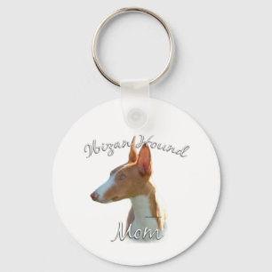 Ibizan Hound Mama 2 Schlüsselanhänger