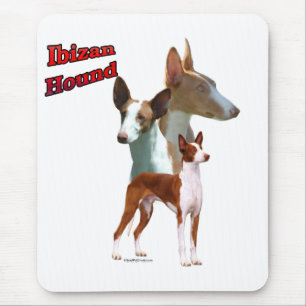 Ibizan Hound Trio 2 Mousepad