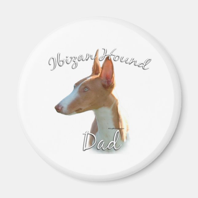 Ibizan Hound Vater 2 Magnet (Vorne)