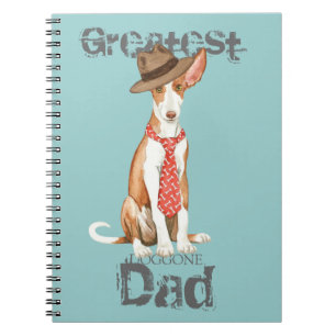 Ibizan Hound Vater Notizblock