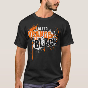 IBleedOrangeandBlackPulloverHoodie T-Shirt