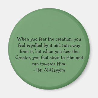 Ibn Al-Qayyim Quote Kühlschrankmagnet Magnet