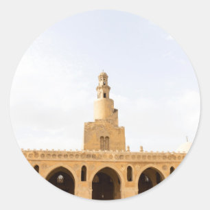 Ibn-Tulun-Moschee Kairo Ägypten Runder Aufkleber