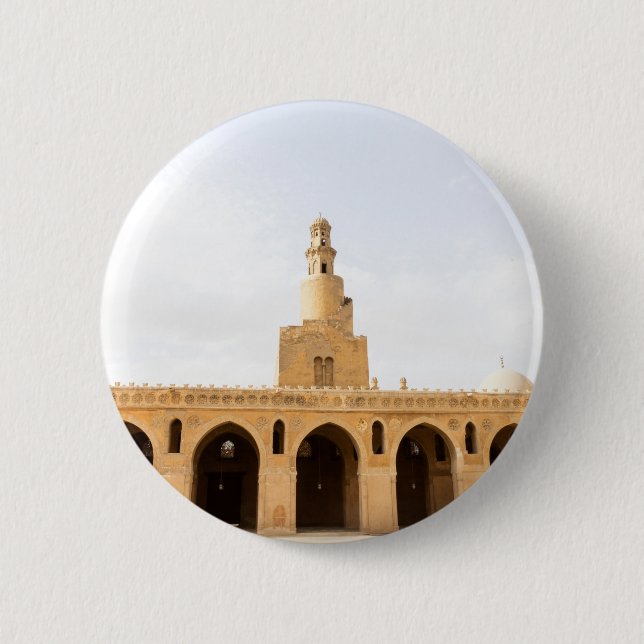 ibn tulun mosque in Kairo, Ägypten Button (Vorderseite)