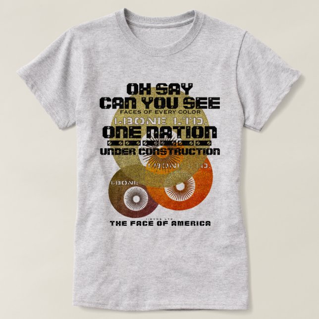 IBONELTD. EINE NATIONALE FAKTOREN DES AMERIKA-T -  T-Shirt (Design vorne)