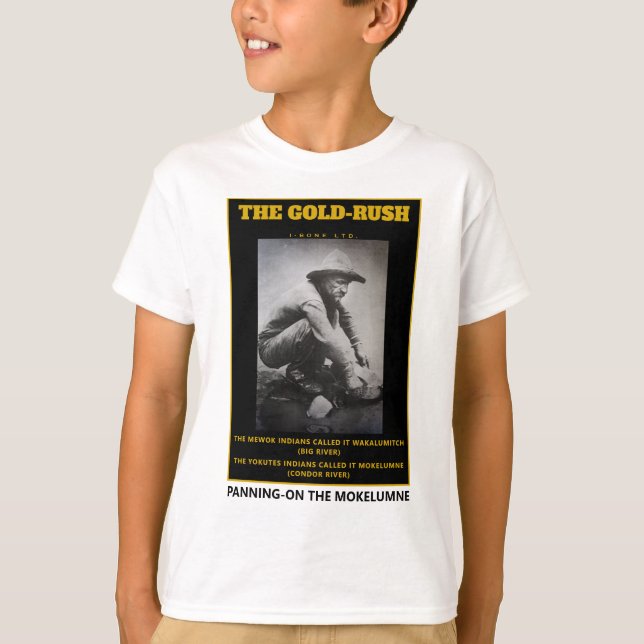 IBONELTD. GOLD-RUSH PANNING T - Shirt (Vorderseite)