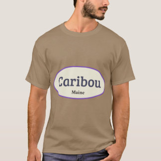 ibou Maine Aufkleber T-Shirt