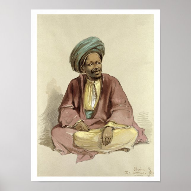 Ibrahim - aus Sunnar, 1856 Poster (Vorne)