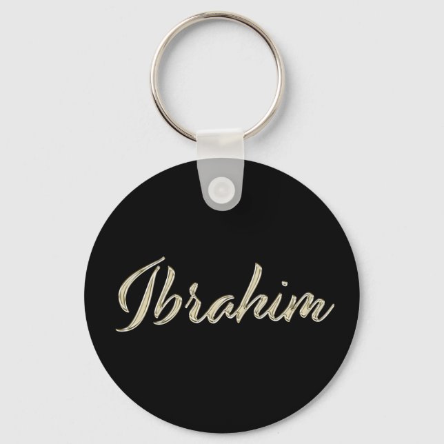 Ibrahim whitegold Button Schlüsselger Schlüsselanhänger (Vorderseite)