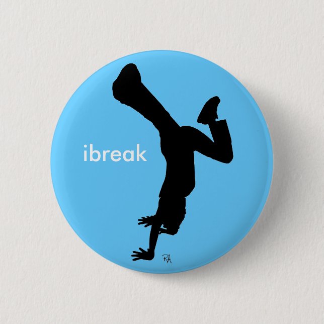 ibreak Bgirlknopf Button (Vorderseite)