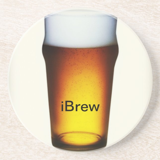 iBrew Ale Glass Getränkeuntersetzer (Vorne)