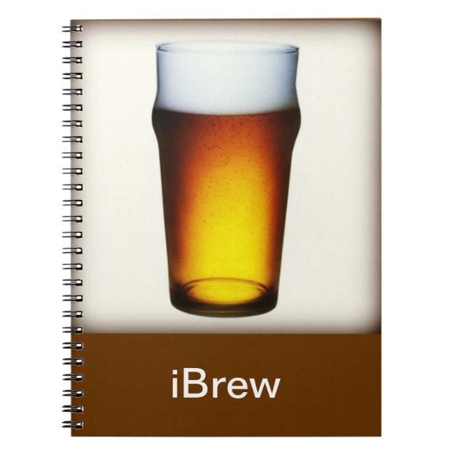 iBrew Ale Glass Notizblock (Vorderseite)