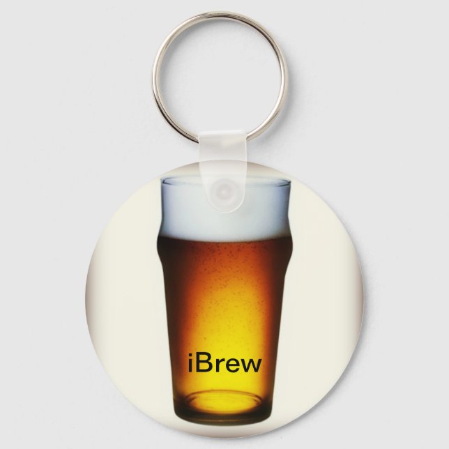 iBrew Ale Glass Schlüsselanhänger (Vorderseite)