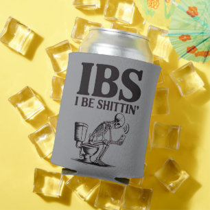 IBS: Ich scheiße lustiges Skelett-Badezimmer  Dosenkühler