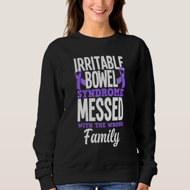 Ibs Reizbares Darmsyndrom, das mit falscher Fam Sweatshirt (Vorderseite)