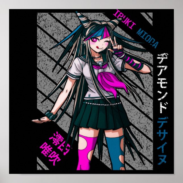 Ibuki Mioda Super DanganRonpa 2 Poster (Vorne)