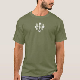 IC XC NIKA Kreuz Grün T-Shirt