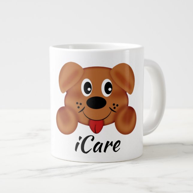 iCare - Jumbo-Tasse (Vorderseite Rechts)