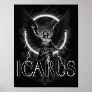 ICARUS aesthetic designer poster