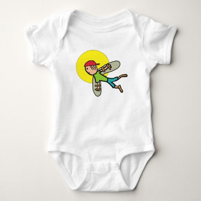 Icarus Baby Strampler (Vorderseite)