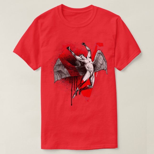 Icarus Fall Trash Polka Style T-Shirt (Design vorne)