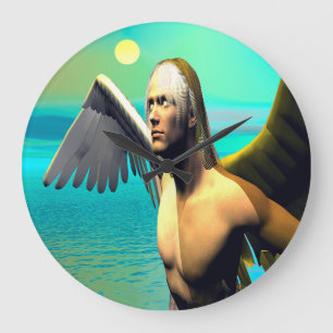 Icarus Große Wanduhr