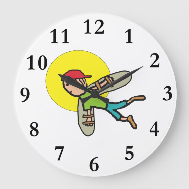 Icarus Große Wanduhr (Vorderseite)