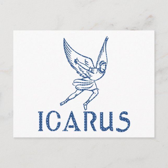Icarus Postkarte (Vorderseite)