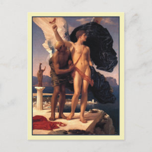 Icarus und Daedalus von Frederick Leighton Postkarte