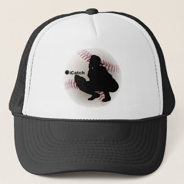 iCatch Baseball Truckerkappe (Vorderseite)